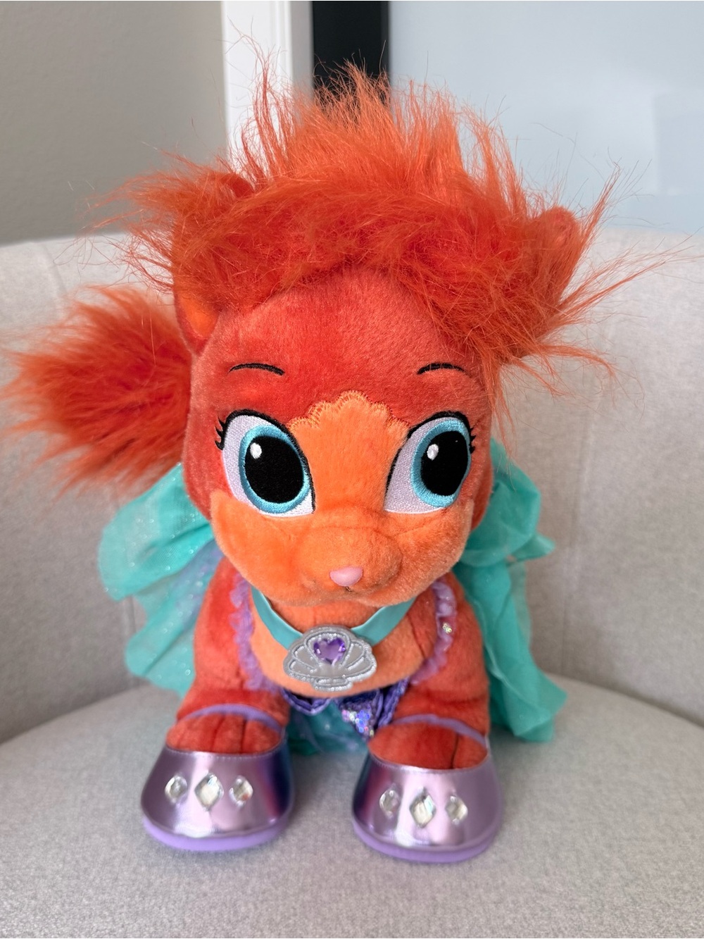 Build-A-Bear Horse Pony Plush 2013 Princess Dress Shoes Outfit